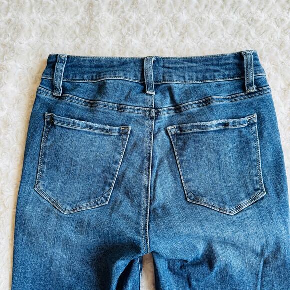 Prosperity Made in Blue Women Denim Cotton Blue Jeans Button Fly Straight Leg 27 - Picture 5 of 7